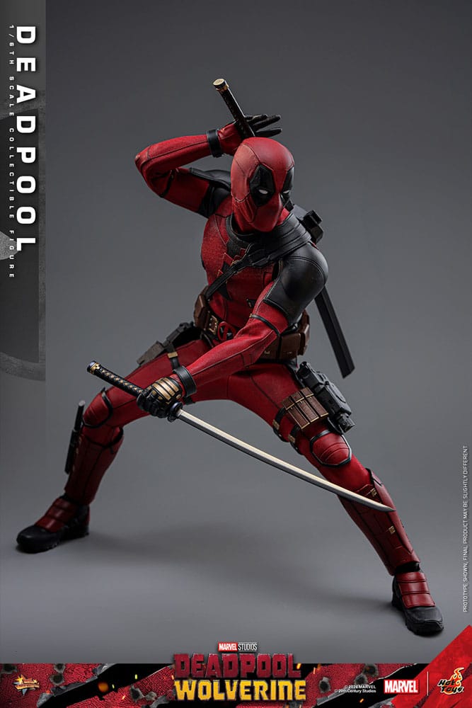 Hot Toys Deadpool & Wolverine Deadpool 1/6 Movie Masterpiece Actionfigur 31 cm
