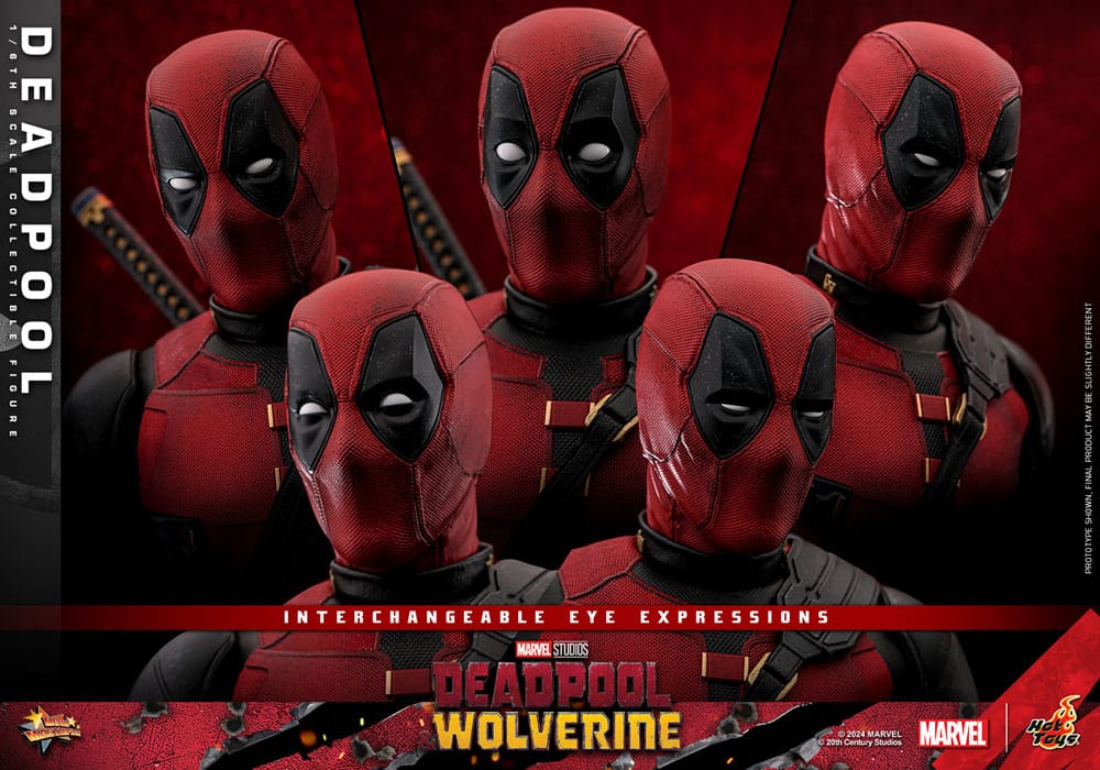 Hot Toys Deadpool & Wolverine Deadpool 1/6 Movie Masterpiece Actionfigur 31 cm