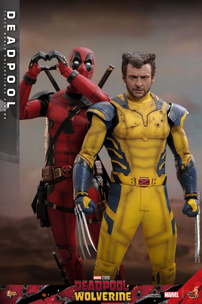Hot Toys Deadpool & Wolverine Deadpool 1/6 Movie Masterpiece Actionfigur 31 cm