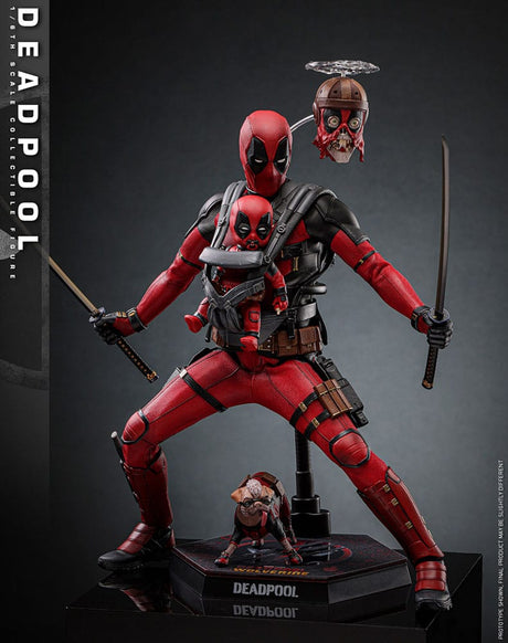 Hot Toys Deadpool & Wolverine Deadpool 1/6 Movie Masterpiece Actionfigur 31 cm