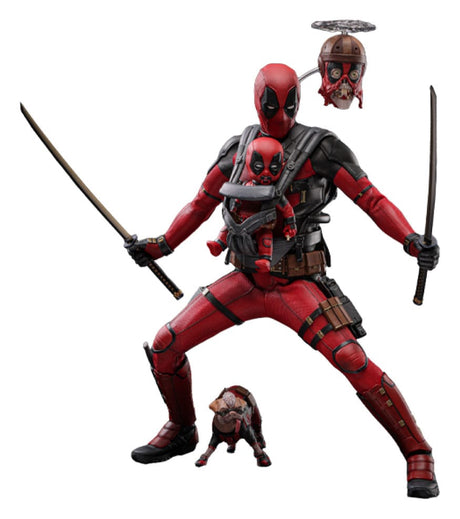 Hot Toys Deadpool & Wolverine Deadpool 1/6 Movie Masterpiece Actionfigur 31 cm