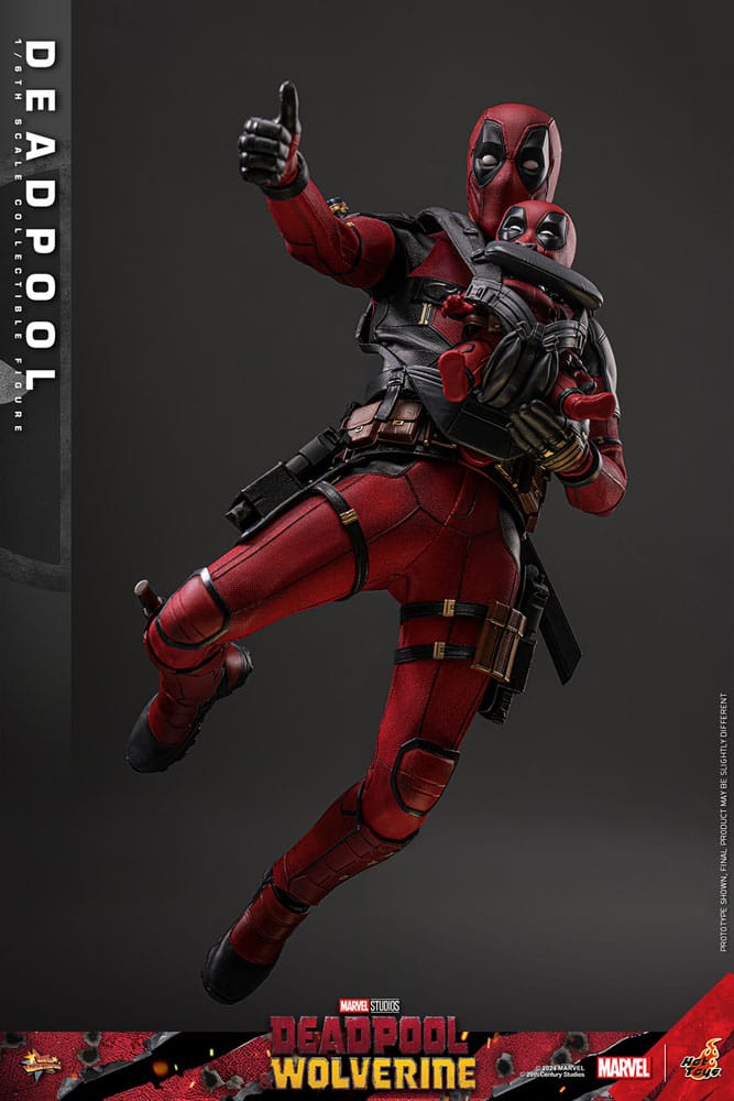 Hot Toys Deadpool & Wolverine Deadpool 1/6 Movie Masterpiece Actionfigur 31 cm