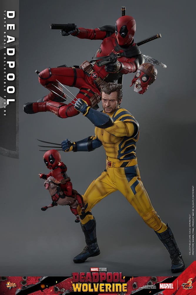 Hot Toys Deadpool & Wolverine Deadpool 1/6 Movie Masterpiece Actionfigur 31 cm