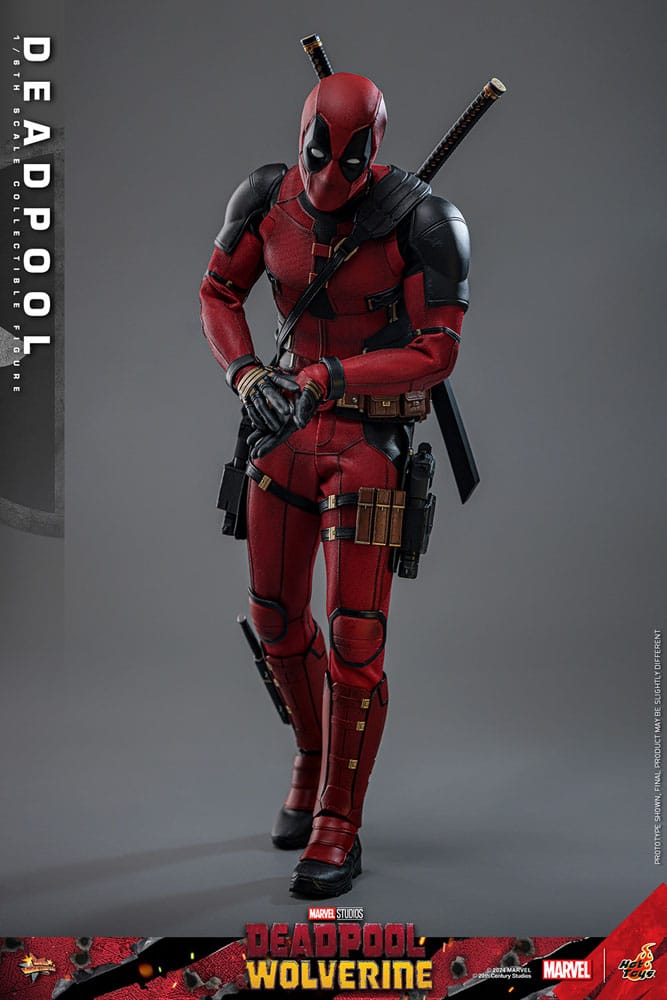 Hot Toys Deadpool & Wolverine Deadpool 1/6 Movie Masterpiece Actionfigur 31 cm