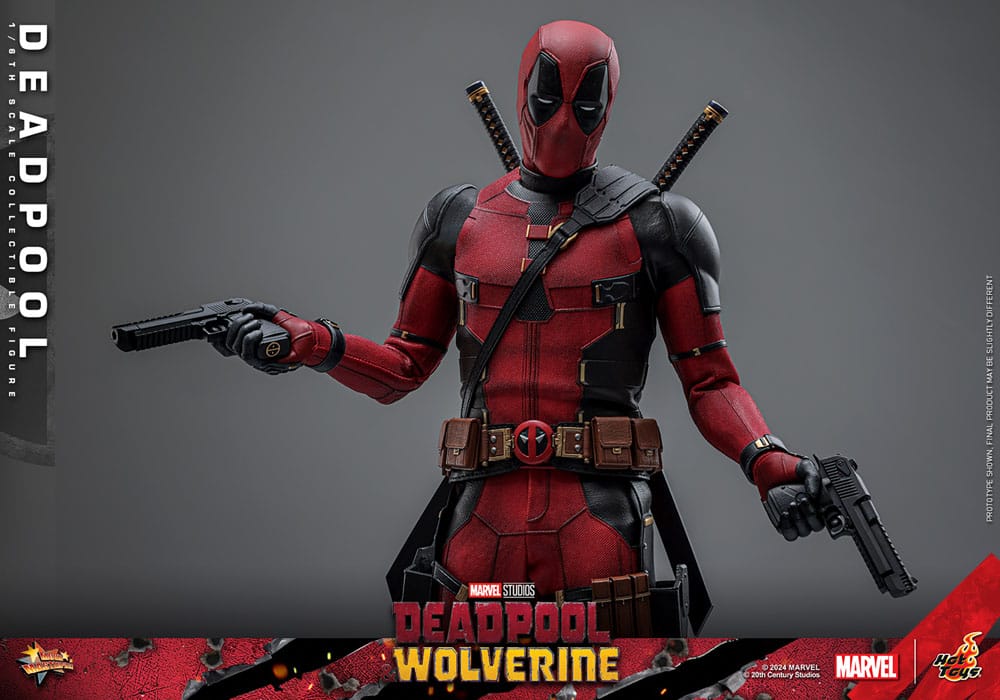 Hot Toys Deadpool & Wolverine Deadpool 1/6 Movie Masterpiece Actionfigur 31 cm