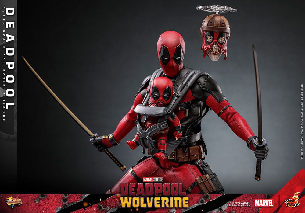 Hot Toys Deadpool & Wolverine Deadpool 1/6 Movie Masterpiece Actionfigur 31 cm