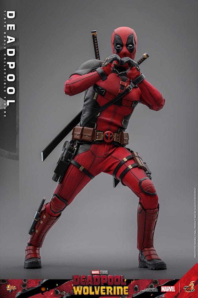 Hot Toys Deadpool & Wolverine Deadpool 1/6 Movie Masterpiece Actionfigur 31 cm