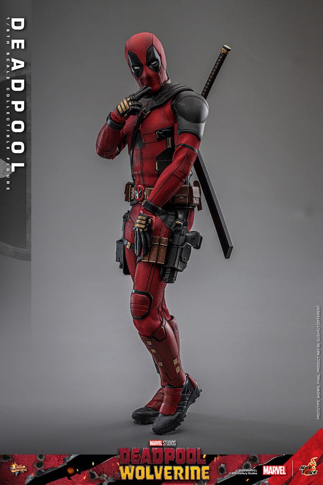 Hot Toys Deadpool & Wolverine Deadpool 1/6 Movie Masterpiece Actionfigur 31 cm