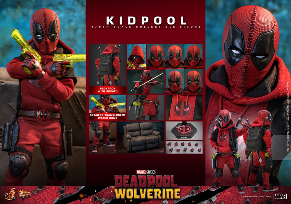 Hot Toys Deadpool & Wolverine Kidpool 1/6 Actionfigur