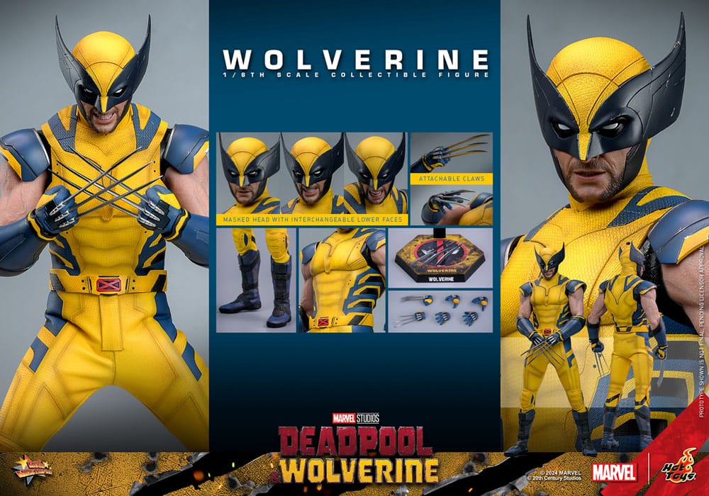 Hot Toys Deadpool & Wolverine Wolverine 1/6 Actionfigur