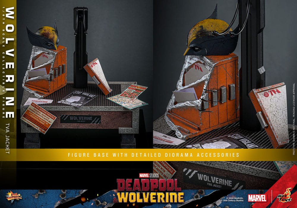 Hot Toys Deadpool & Wolverine Wolverine (TVA Jacket Version) 1/6 Actionfigur