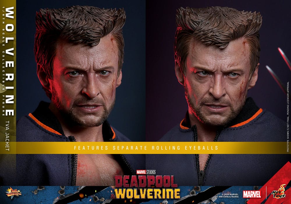 Hot Toys Deadpool & Wolverine Wolverine (TVA Jacket Version) 1/6 Actionfigur