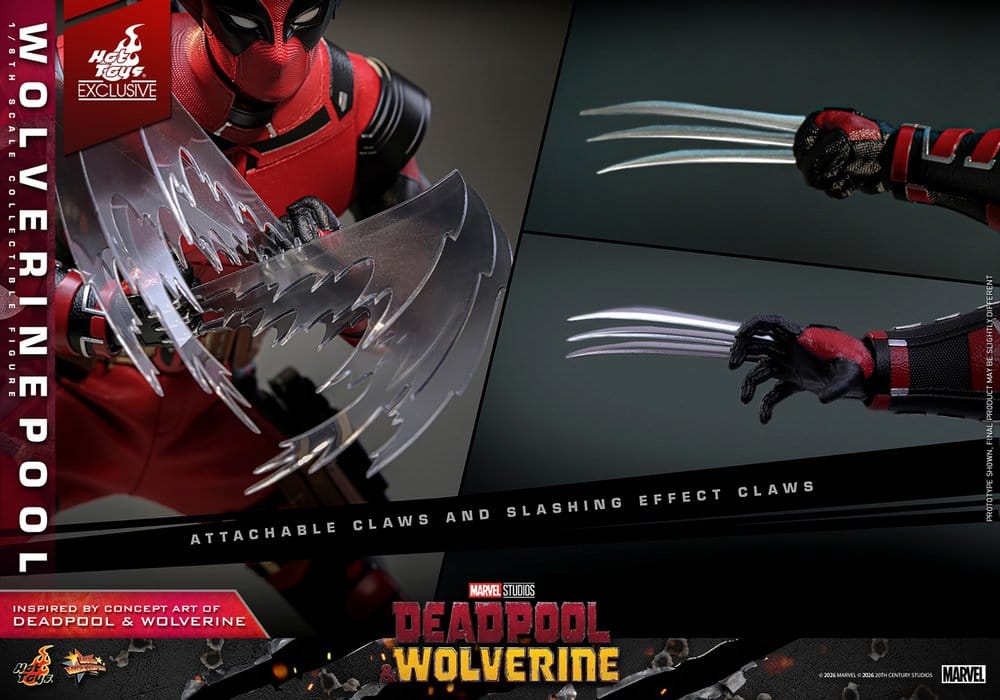 Hot Toys Deadpool & Wolverine Wolverinepool Hot Toys Exclusive 1/6 Actionfigur