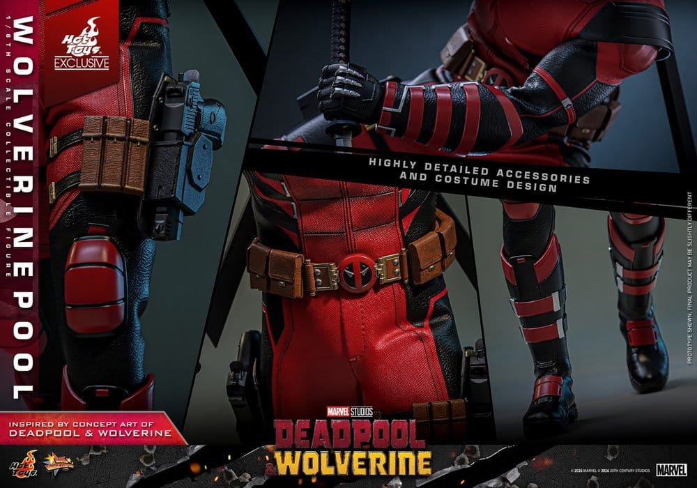 Hot Toys Deadpool & Wolverine Wolverinepool Hot Toys Exclusive 1/6 Actionfigur
