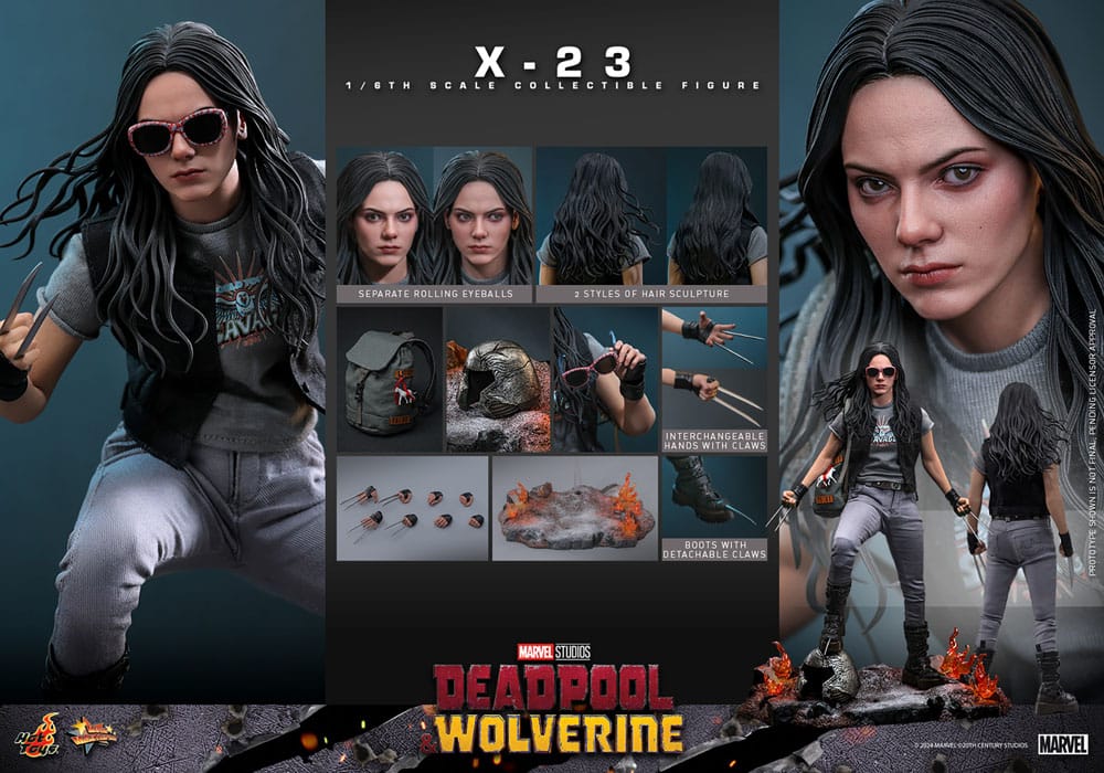 Hot Toys Deadpool & Wolverine X 23 1/6 Actionfigur