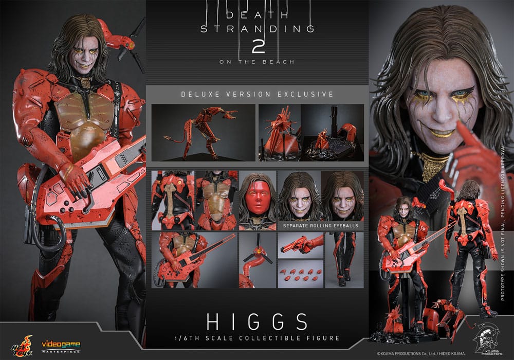 Hot Toys Death Stranding 2: On the Beach Videogame Masterpiece Actionfigur 1/6 Higgs (Deluxe Version) 33 cm