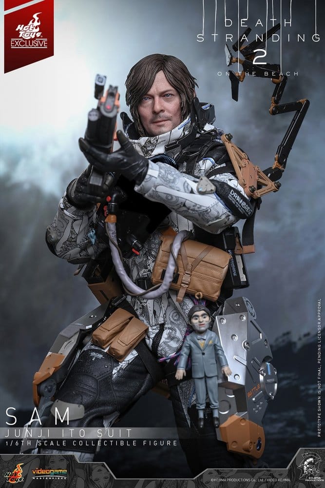Hot Toys Death Stranding Sam Porter Bridges (Junji Ito Suit) Heo Exclusive 1/6 Actionfigur
