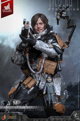 Hot Toys Death Stranding Sam Porter Bridges (Junji Ito Suit) Heo Exclusive 1/6 Actionfigur