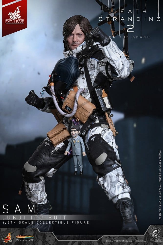 Hot Toys Death Stranding Sam Porter Bridges (Junji Ito Suit) Heo Exclusive 1/6 Actionfigur