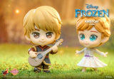 Hot Toys Die Eiskönigin Cosbi Minifiguren Elsa Anna Olaf Kristoff Display
