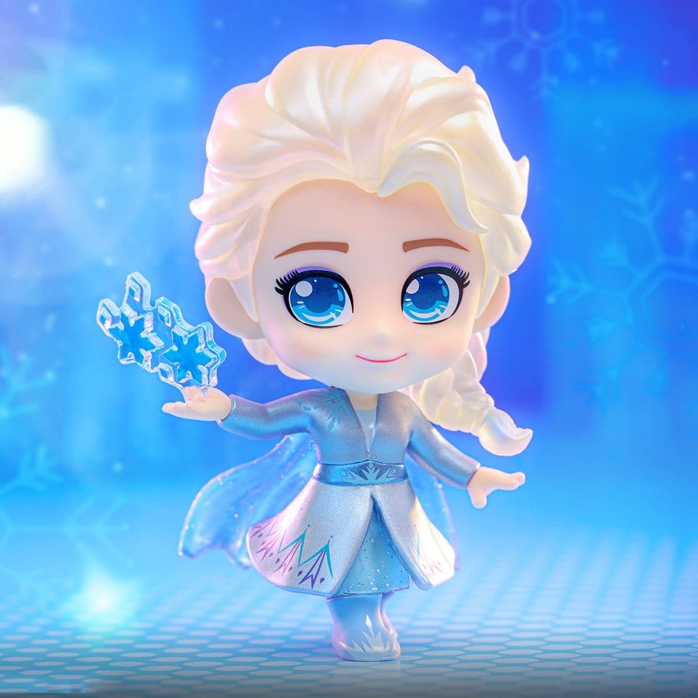 Hot Toys Die Eiskönigin Cosbi Minifiguren Elsa Anna Olaf Kristoff Display