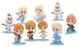 Hot Toys Die Eiskönigin Cosbi Minifiguren Elsa Anna Olaf Kristoff Display