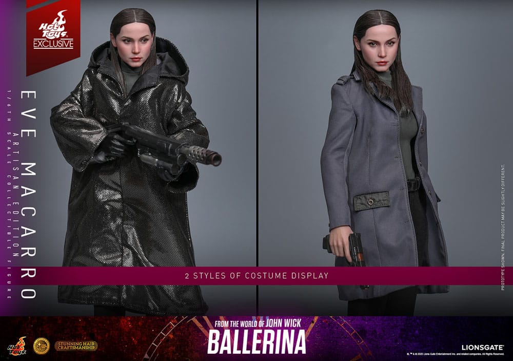 Hot Toys From The World Of John Wick Ballerina Eve Macarro (Artisan Editon) Hot Toys Exclusive 1/6 Actionfigur