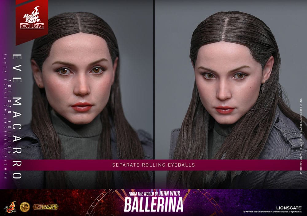 Hot Toys From The World Of John Wick Ballerina Eve Macarro (Artisan Editon) Hot Toys Exclusive 1/6 Actionfigur