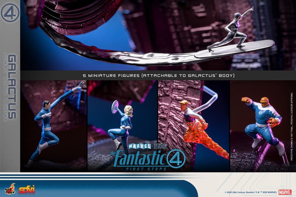 Hot Toys Galactus Jumbo Sofvi The Fantastic Four First Steps Vinyl-Figur