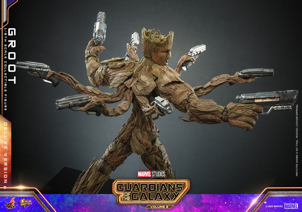 Hot Toys Guardians of the Galaxy Vol. 3 Groot (Deluxe Version) 1/6 Actionfigur Movie Masterpiece 32 m