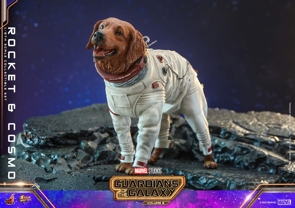 Hot Toys Guardians of the Galaxy Vol. 3 Rocket & Cosmo Movie Masterpiece 1/6 Actionfigur