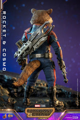 Hot Toys Guardians of the Galaxy Vol. 3 Rocket & Cosmo Movie Masterpiece 1/6 Actionfigur
