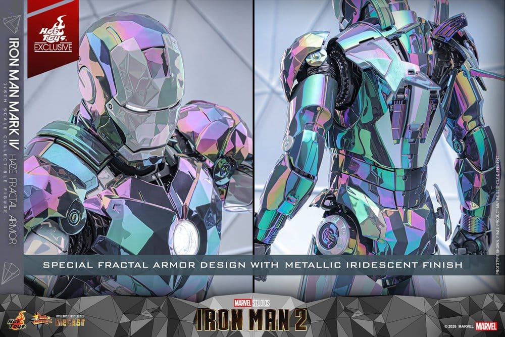 Hot Toys Iron Man 2 Iron Man Mark IV (Haze Fractal Armor) 1/6 Actionfigur