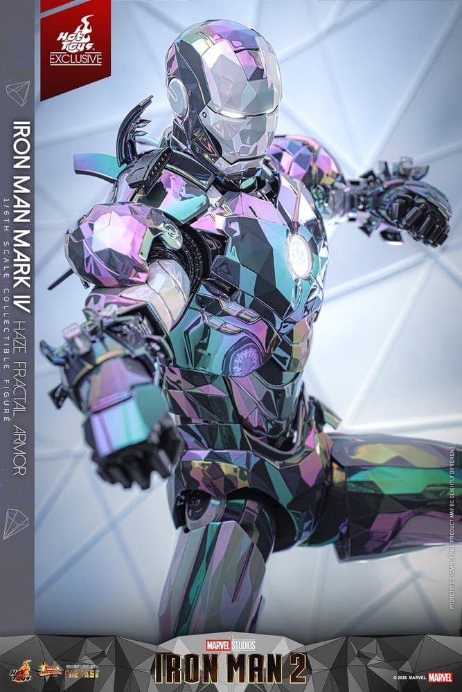 Hot Toys Iron Man 2 Iron Man Mark IV (Haze Fractal Armor) 1/6 Actionfigur