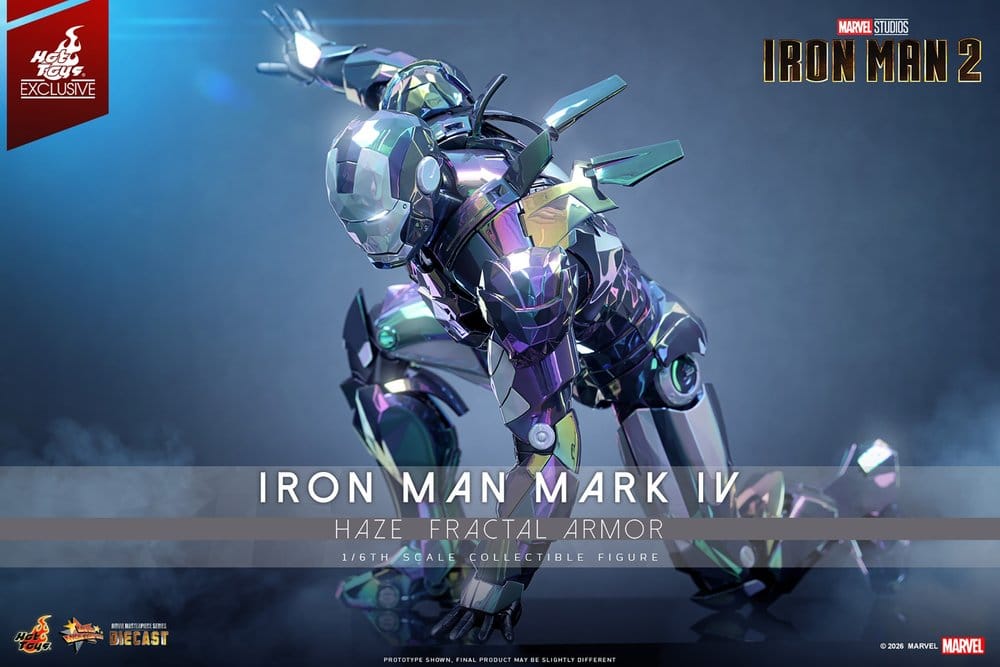 Hot Toys Iron Man 2 Iron Man Mark IV (Haze Fractal Armor) 1/6 Actionfigur