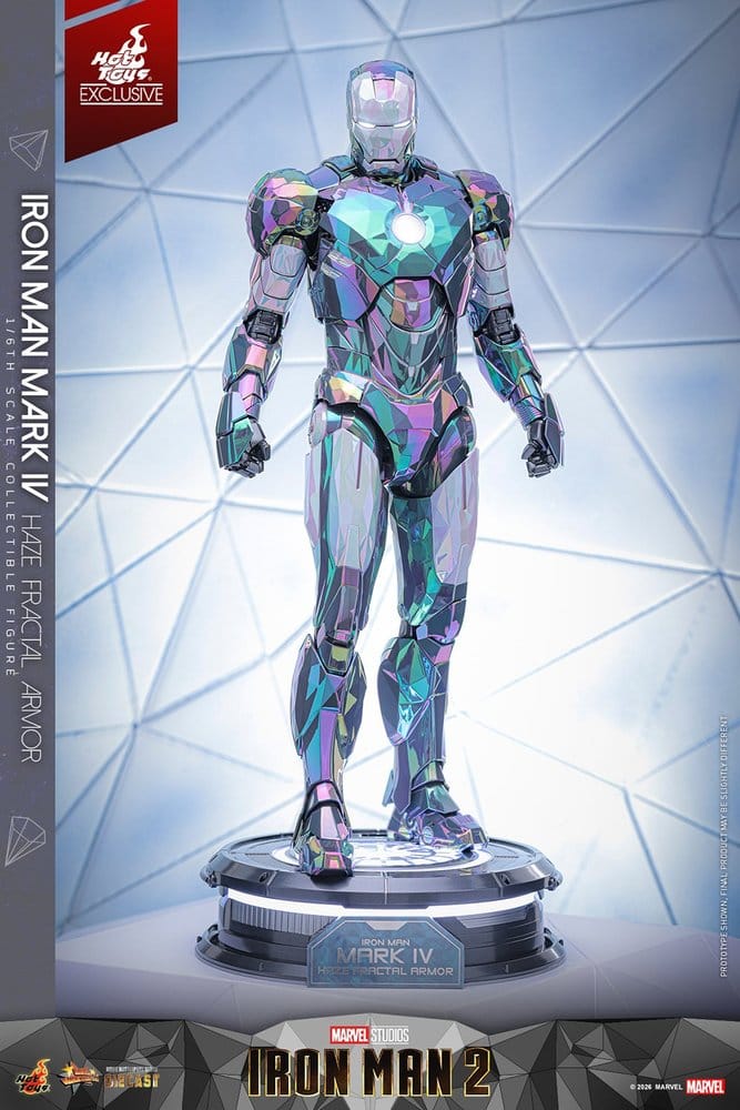 Hot Toys Iron Man 2 Iron Man Mark IV (Haze Fractal Armor) 1/6 Actionfigur