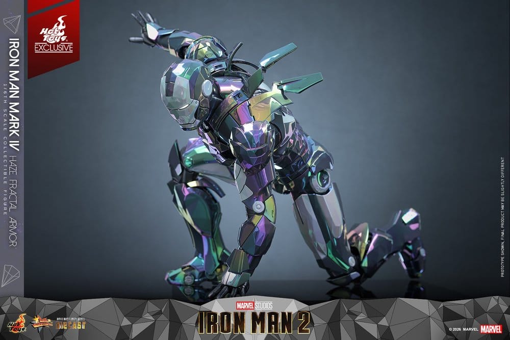 Hot Toys Iron Man 2 Iron Man Mark IV (Haze Fractal Armor) 1/6 Actionfigur