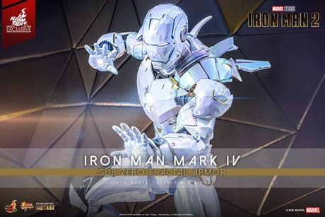 Hot Toys Iron Man 2 Iron Man Mark IV (Sub-Zero Fractal Armor) Exclusive 1/6 Actionfigur