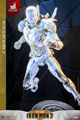 Hot Toys Iron Man 2 Iron Man Mark IV (Sub-Zero Fractal Armor) Exclusive 1/6 Actionfigur