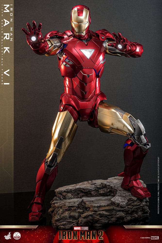 Hot Toys Iron Man 2 Iron Man Mark VI 1/4 Actionfigur