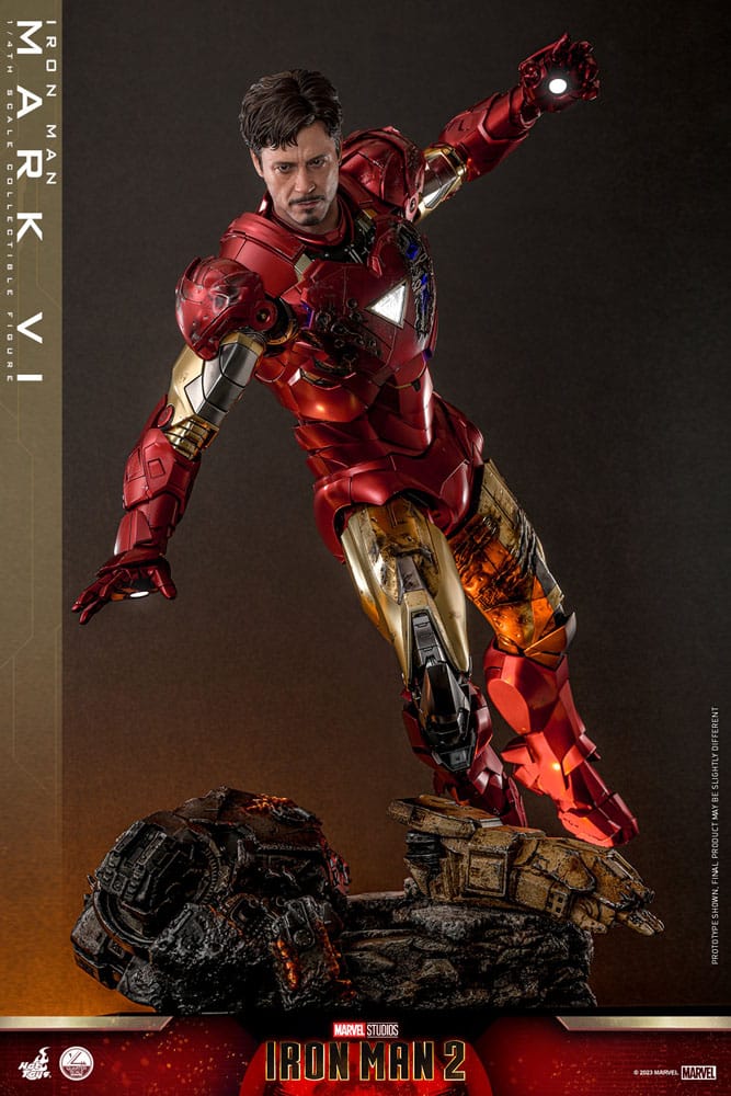 Hot Toys Iron Man 2 Iron Man Mark VI 1/4 Actionfigur