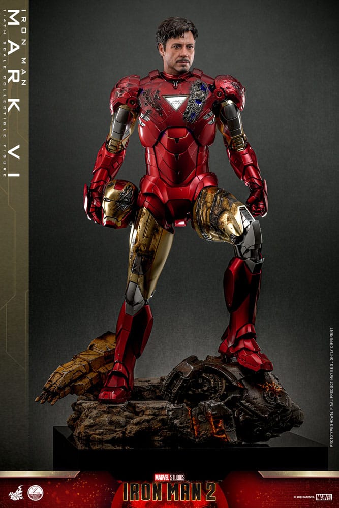 Hot Toys Iron Man 2 Iron Man Mark VI 1/4 Actionfigur