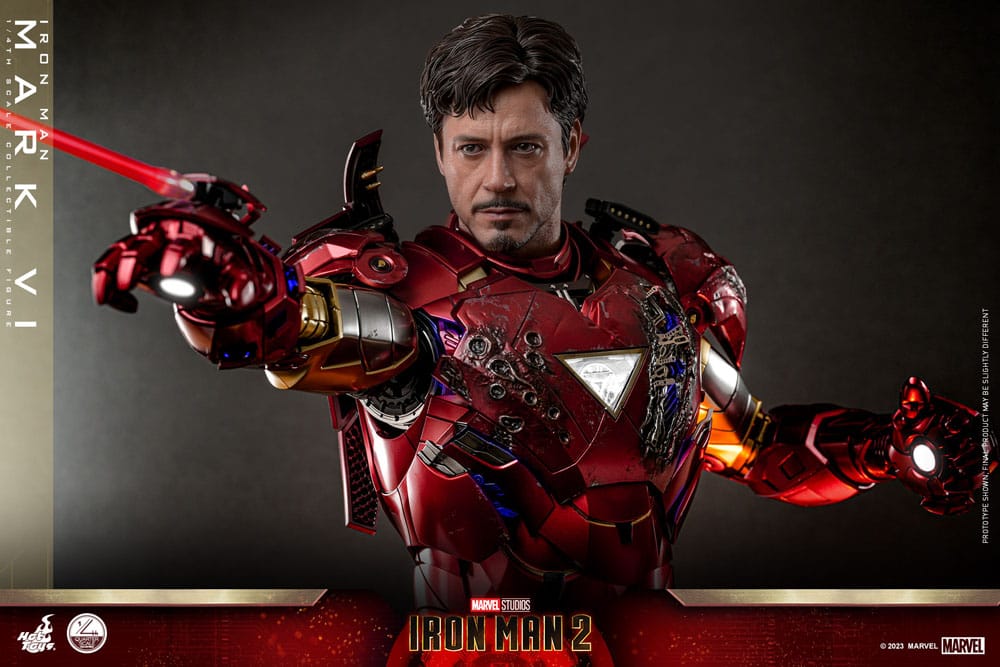 Hot Toys Iron Man 2 Iron Man Mark VI 1/4 Actionfigur