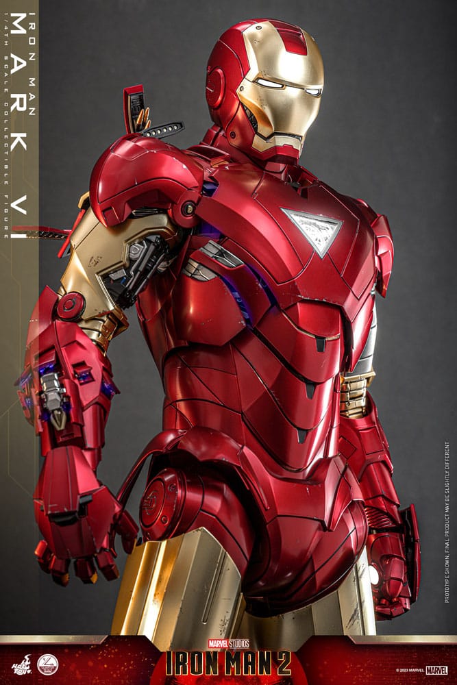 Hot Toys Iron Man 2 Iron Man Mark VI 1/4 Actionfigur