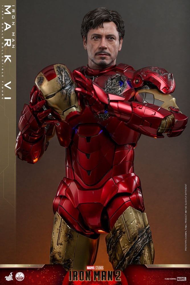 Hot Toys Iron Man 2 Iron Man Mark VI 1/4 Actionfigur