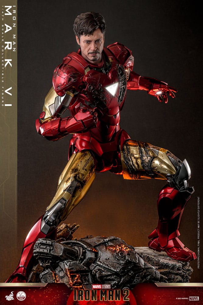 Hot Toys Iron Man 2 Iron Man Mark VI 1/4 Actionfigur