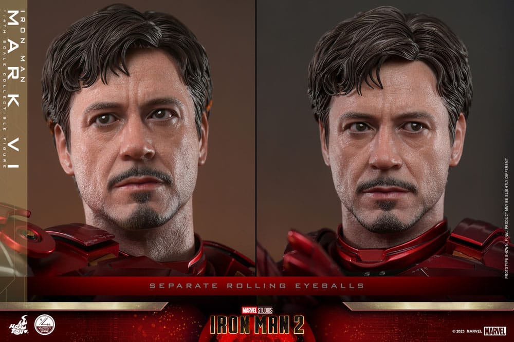 Hot Toys Iron Man 2 Iron Man Mark VI 1/4 Actionfigur