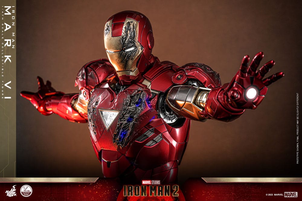 Hot Toys Iron Man 2 Iron Man Mark VI 1/4 Actionfigur