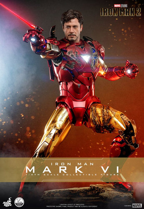 Hot Toys Iron Man 2 Iron Man Mark VI 1/4 Actionfigur