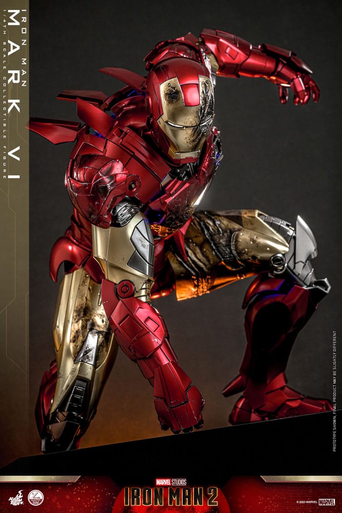 Hot Toys Iron Man 2 Iron Man Mark VI 1/4 Actionfigur